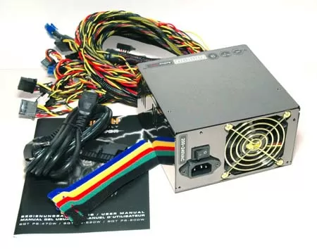 Комплект поставки блока питания Be Quiet 600w