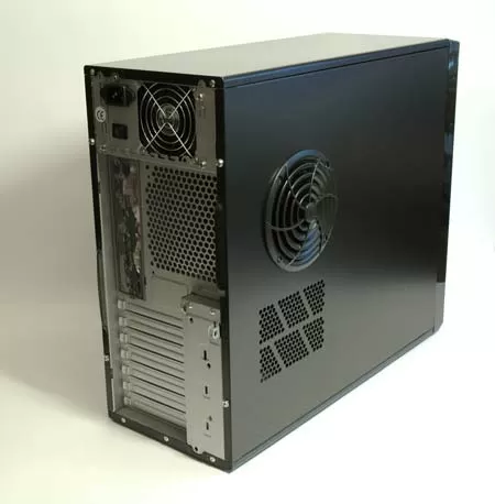 Корпус Compucase 6CJ2BS - вид сзади