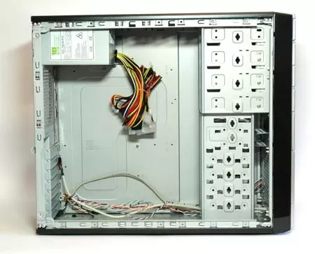 Корпус Compucase 6CJ2BS - вид изнутри