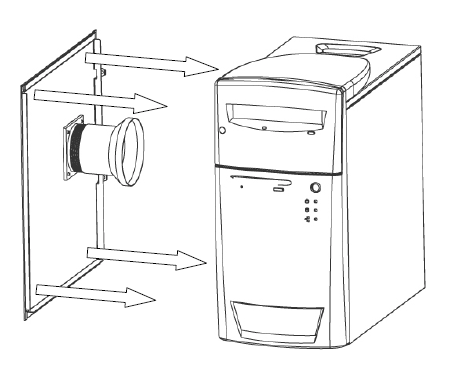 Воздуховод схемы Chassis Air Guide 1.1