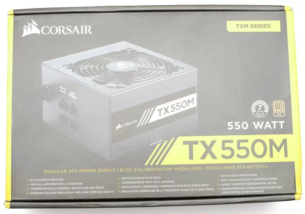Corsair TX550 Alimentation PC 550 W ATX 80PLUS® Gold