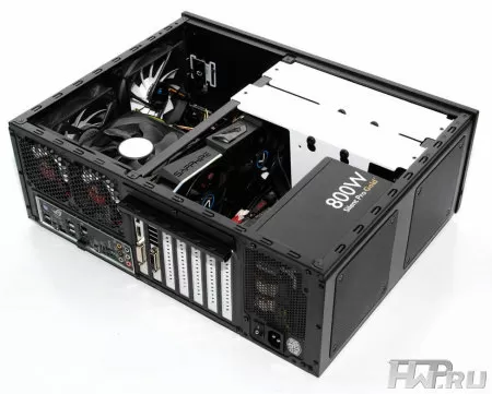 Установка блока питанияв в Node 605