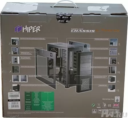 Упаковка корпуса Hiper Osiris