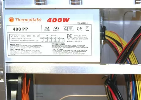 Компьютерный корпус Thermaltake Soprano DX - блок питания