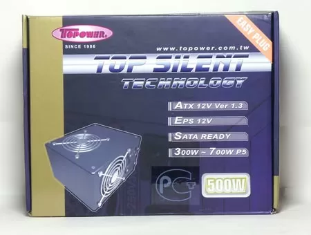 Упаковка блока питания Topower EZ-Plug