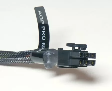 Разъём питания AGP Pro 6 Pin блока Topower EZ-Plug мощностью 500 Вт