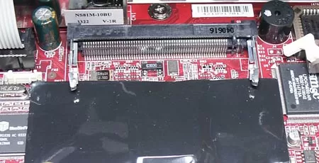 Слоты Mini-PCI MSI MEGA 180