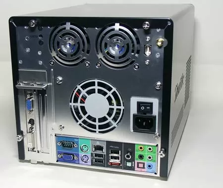 Shuttle XPC SD31P - общий вид сзади