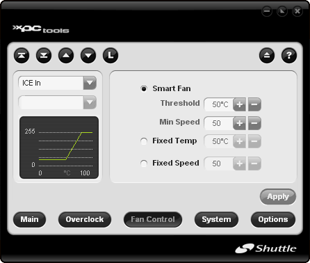 Панель управления XPC Tools