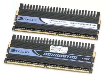Модули памяти Corsair XMS2 1066 MHz
