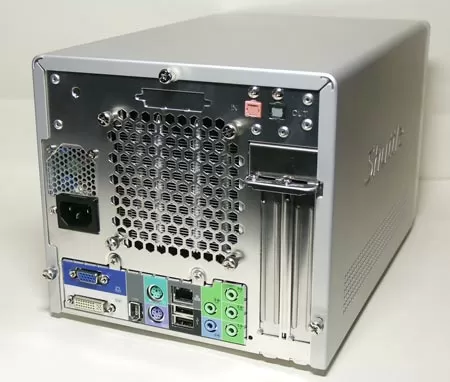 Shuttle ST20G5 - вид сзади