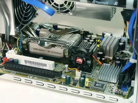 Shuttle ST20G5 - вид на плату