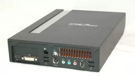 Shuttle X100 - вид сзади