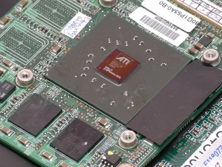 Графическая система Shuttle X100 - ATI Mobility Radeon X1400