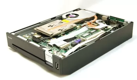 Shuttle X100 - со снятой крышкой