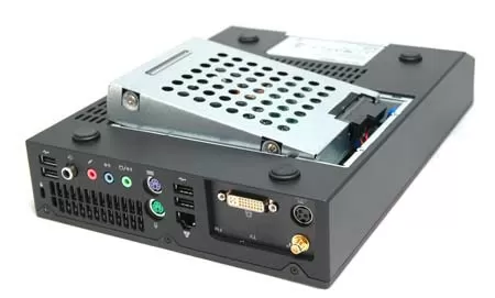 Компьютер Shuttle X200 - вид снизу