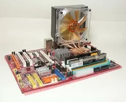 Установка Akasa Evo 120 на LGA775 плату