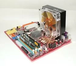 Установка Akasa Evo 120 на LGA775 плату