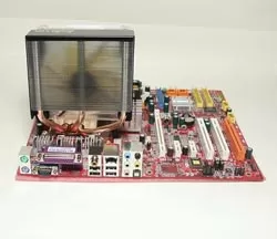 Установка Akasa Evo 120 на LGA775 плату