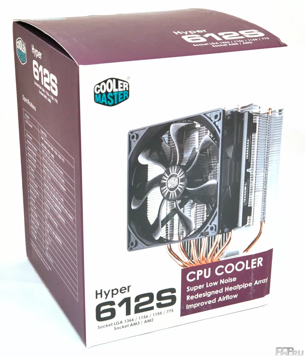 Обзор процессорного кулера Cooler Master Hyper 612S | hwp.ru