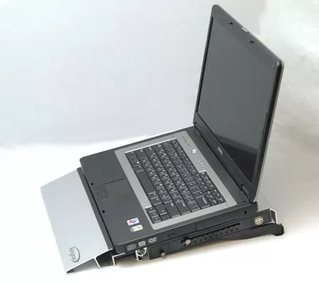 Установка ноутбука под углом с помощью Floston AirGear