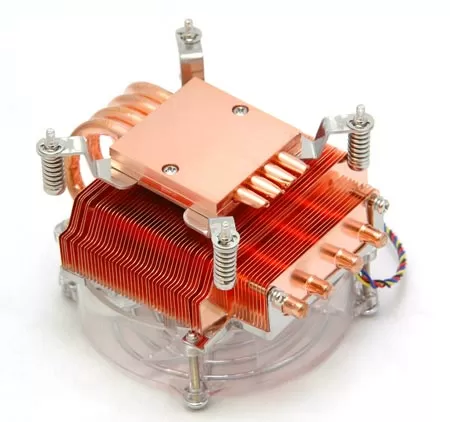 Медный кулер на теплотрубках - Floston FCI775HP2BCQ | hwp.ru