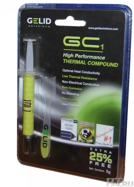 Термопаста GELIDSilent GC-1