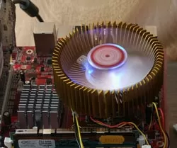 Установка Golden Orb II на материнскую плату