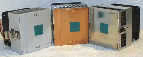 Три кулера - вид сзади