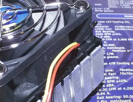 Вентилятор, датчик температуры