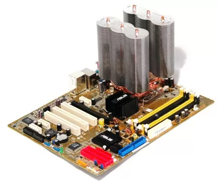 Кулер Thermaltake Sonic Tower на материнской плате