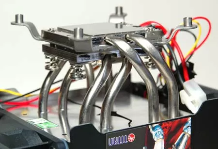 Основание радиаторов кулера Titan Amanda