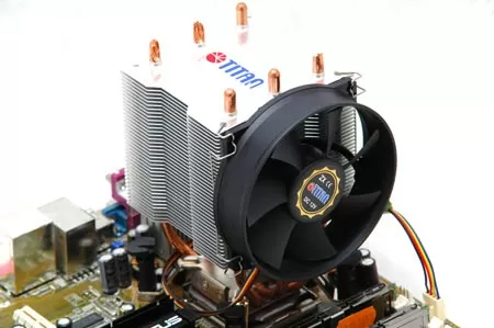Установка кулера Titan TTC-NK35TZ