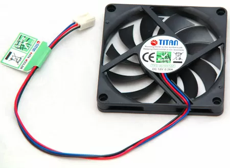 Вентилятор низкопрофильного 1U кулера Titan NK54TZ