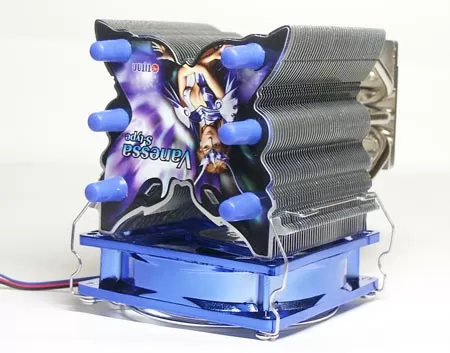 Радиатор кулера Titan Vanessa S-Type - форма крыльев бабочки