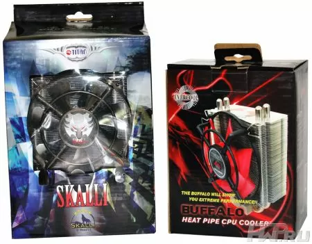 Кулеры Titan Skalli и Evercool Buffalo