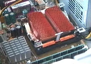 Радиатор на процессоре