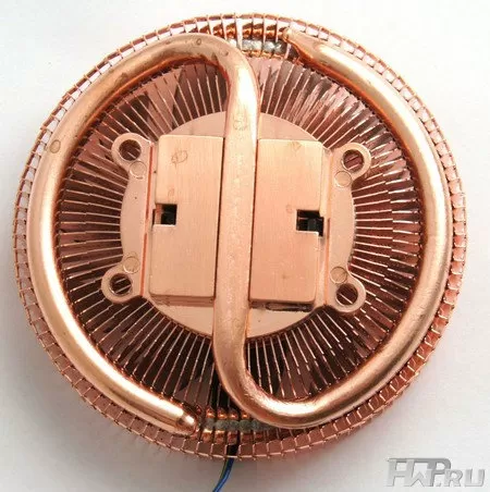 Подошва низкопрофильного кулера Zalman CNPS2X