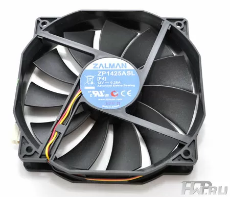 Вентилятор Zalman ZM-F4 135 - вид снизу
