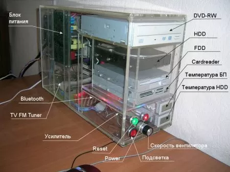 Стеклянный компьютер своими руками