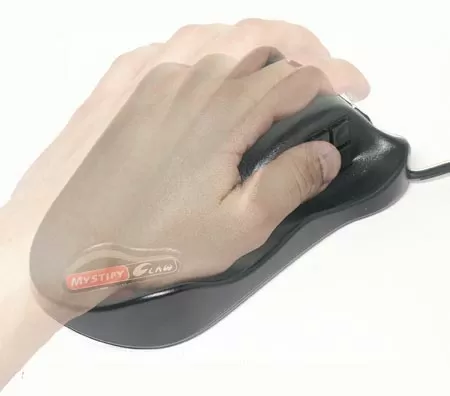 Положение руки на Terratec Mystify Claw