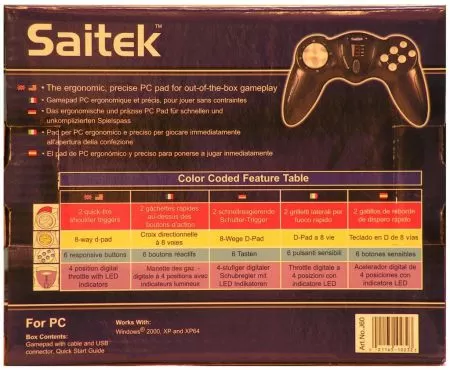 Обзор геймпада Saitek P220