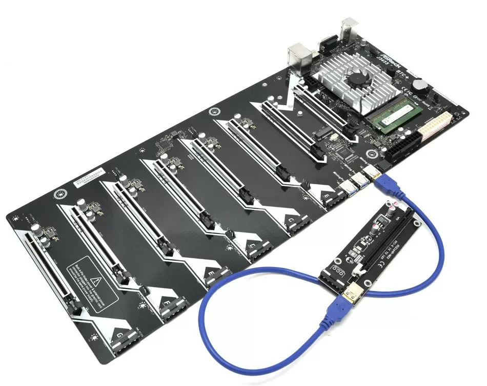 Райзеры PCI-E USB и оборудование для майнинга