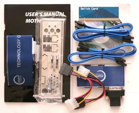 Комплект поставки материнской платы Jetway HA06