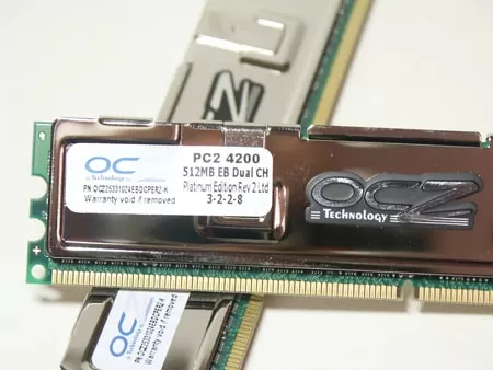 Память OCZ Platinum DDR2 PC4200