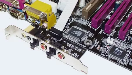 Панелька для звуковой карты