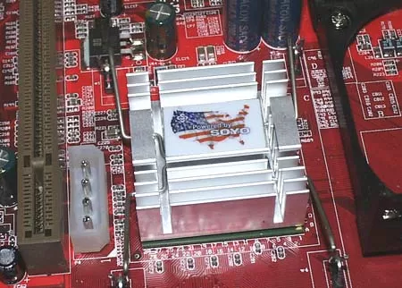 Радиатор на северном мосту