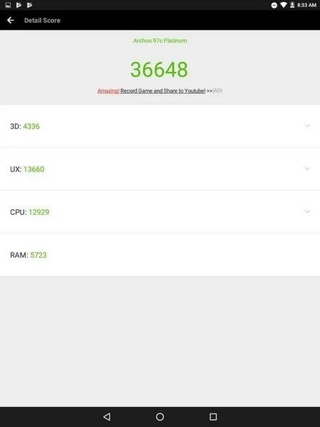 ARCHOS 97c Platinum