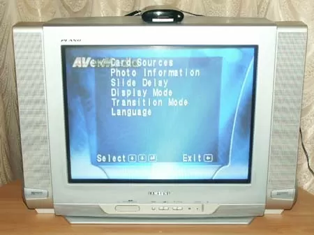 Меню Aver FotoPlay