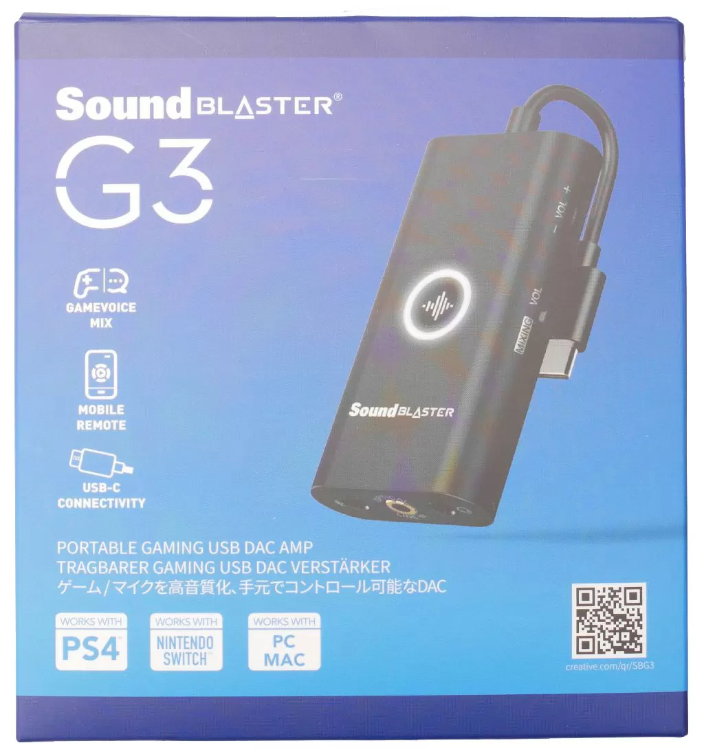 Creative Sound Blaster G3 – игровая звуковая карта с USB Type-C разъёмом |  hwp.ru